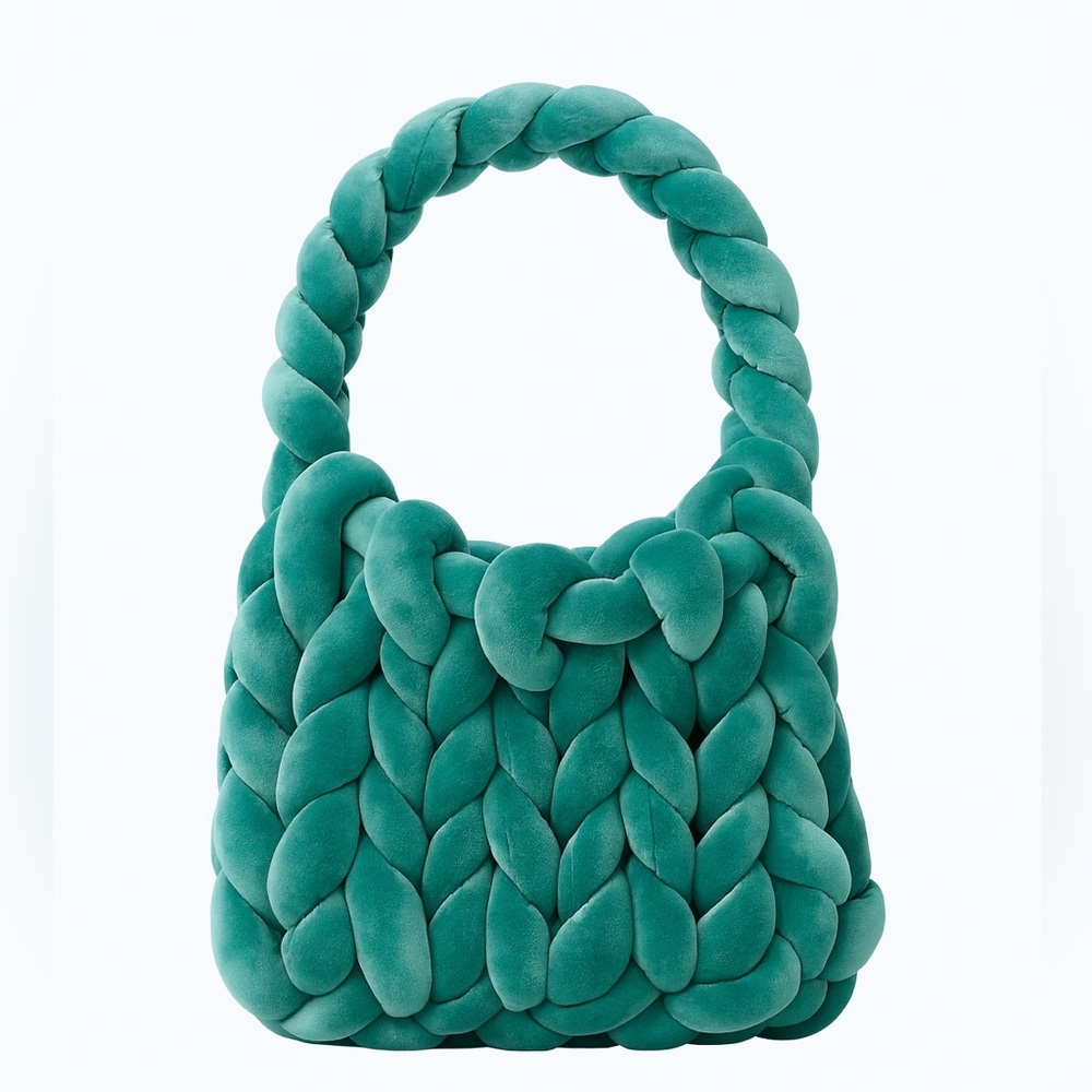 NWOT Handwoven Braided Shoulder Bag